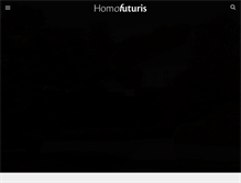 Tablet Screenshot of homofuturis.fr